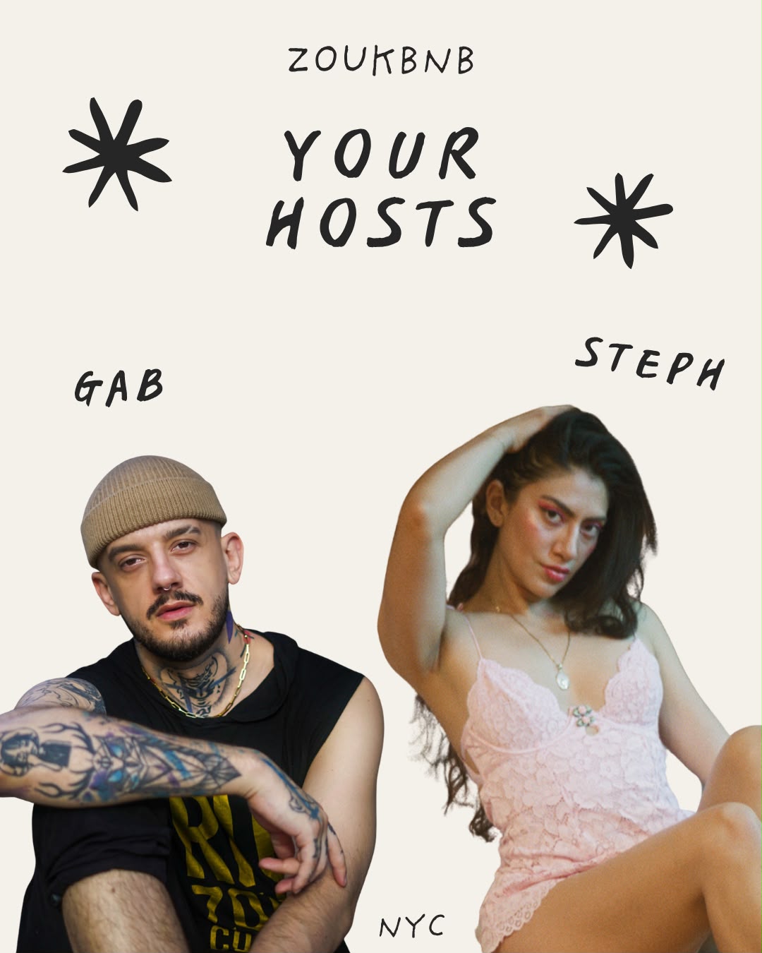 Zouk BNB hosts Gab and Steph